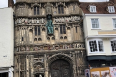 doorway to the cathedral close