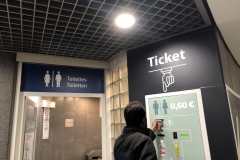 you can't be poor and pee in brussels station