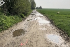 country road - not a good idea after a big rain