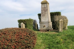 individual grave of local man killed in ww i