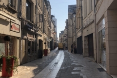 a main street in medieval laon