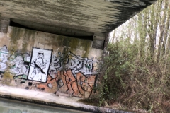 graffiti under the bridge