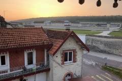 only view of clairvaux possible - from hotel at sunset