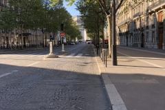 empty streets - gilets jaunes protests