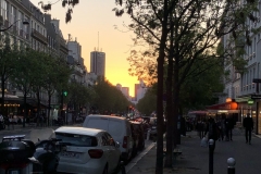 paris sunset