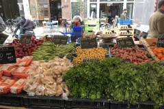 vegetables at weekly market