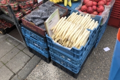 white asparagus (about US$5.00/lb)